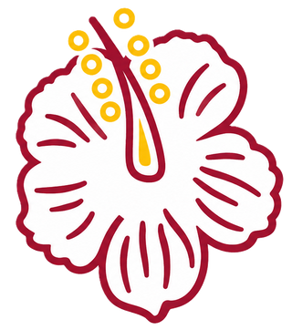 GRPY MY.FLAVOURS grip motif — Hibiscus (Bunga Raya)