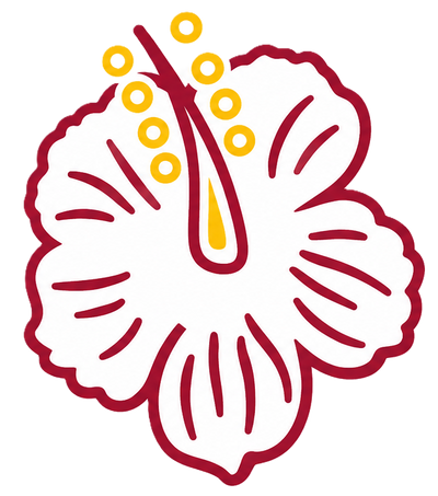 GRPY MY.FLAVOURS grip motif — Hibiscus (Bunga Raya)